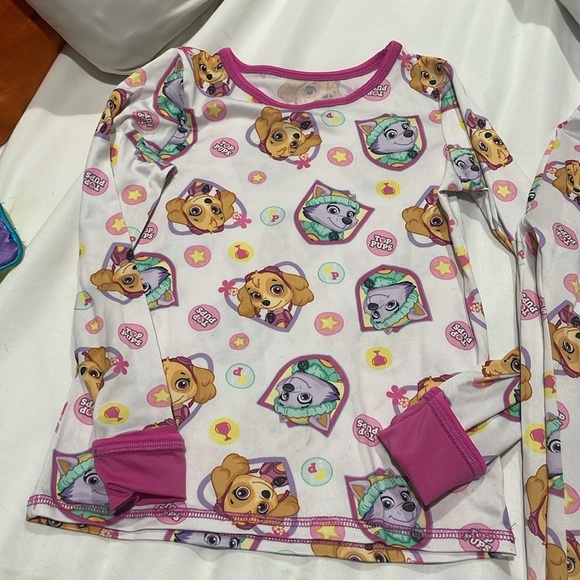 Cuddl Duds 4t Pajamas long underwear base layer paw patrol them Sky Everest euc - Picture 2 of 5
